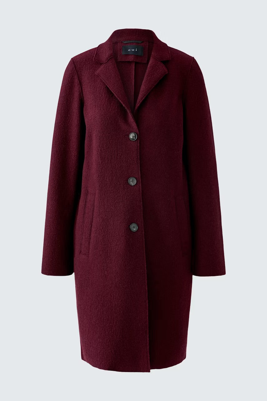 Mayson Boiled coat In bramble berry