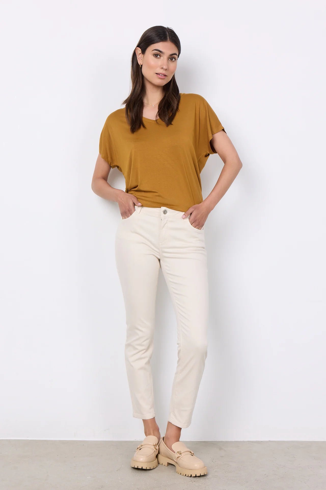 Soya Concept Erna Jeans In Cream