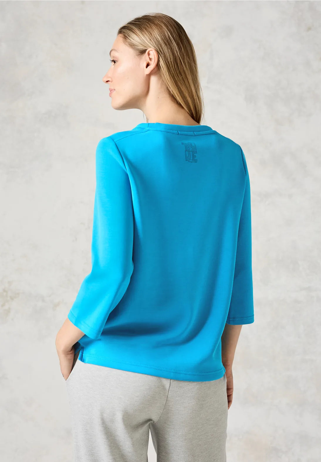 Cecil Hotfix Print Jumper In Aqua