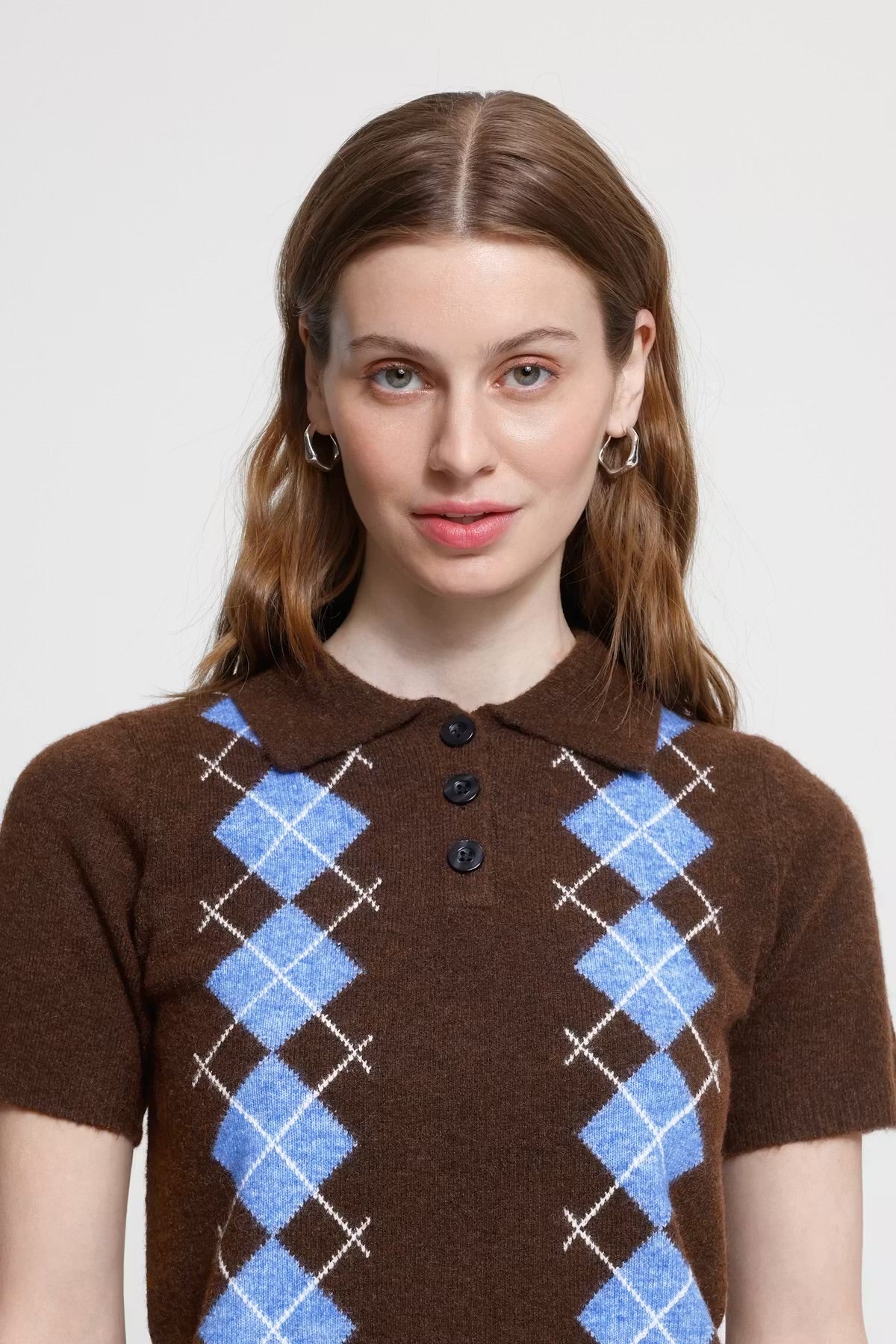 Ichi Idasila Pullover In Chicory Coffee Harlekin