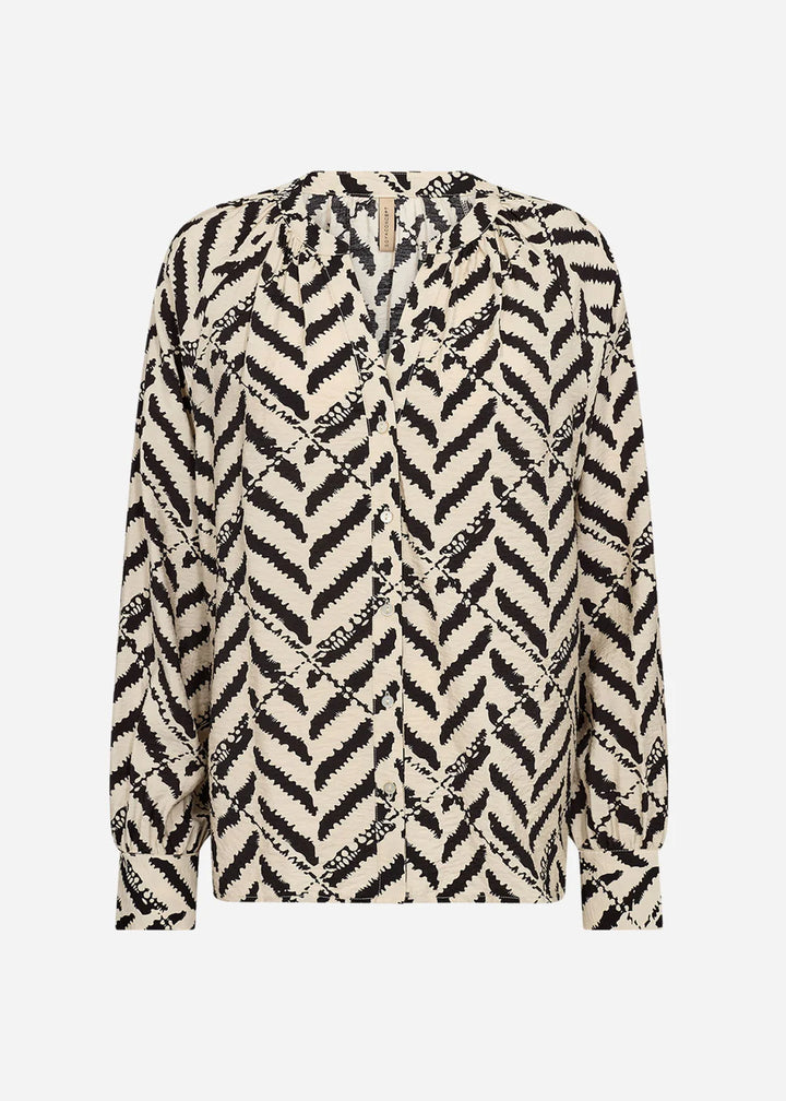 Soya Concept Inarose Blouse In Black multi