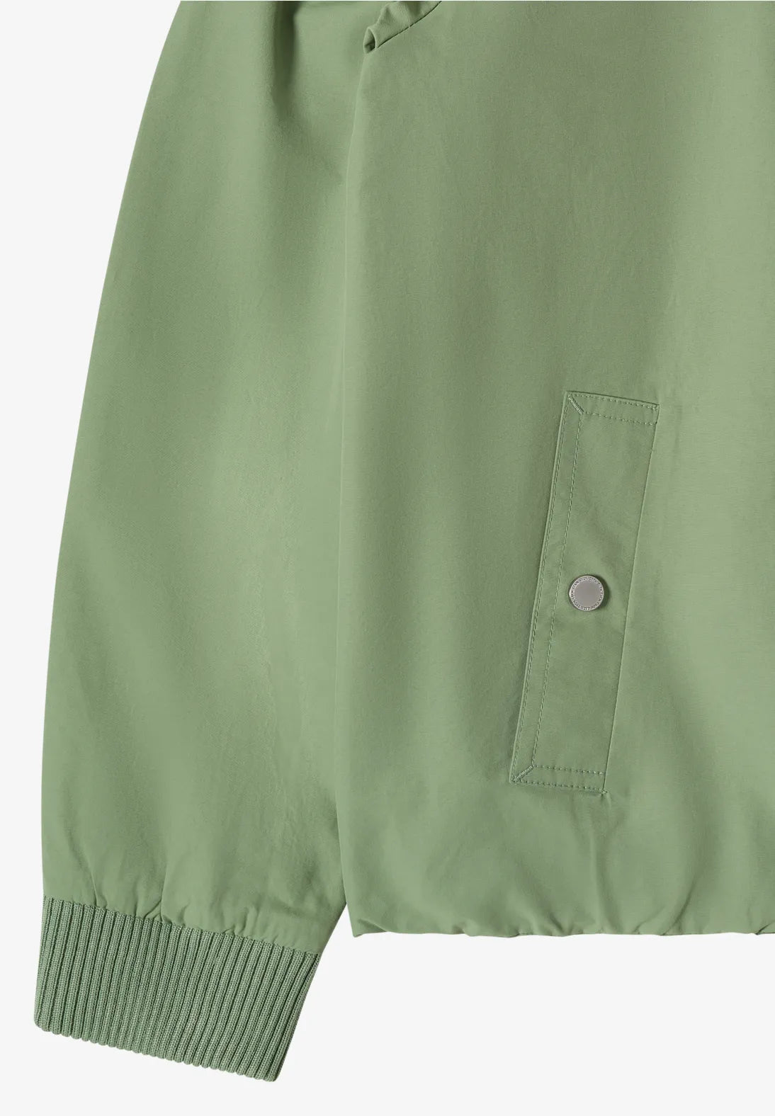 Cecil Jacket With Collar In Deep Matcha Green
