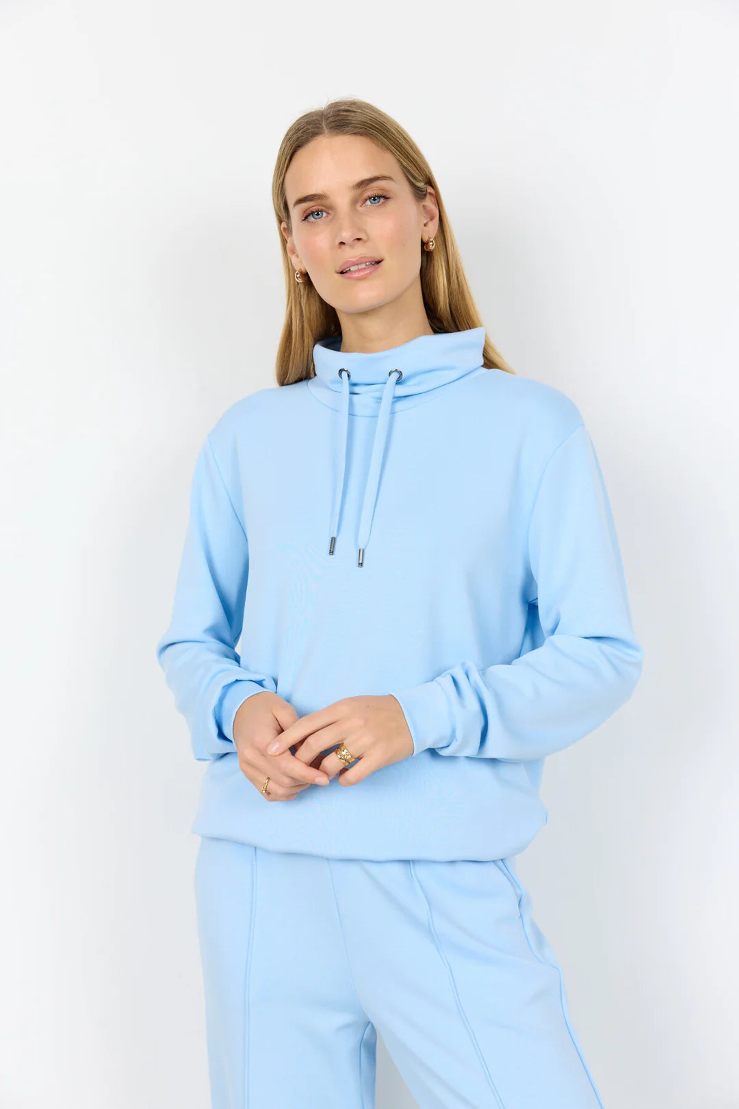 Soya Concept Banu Sweatshirt In Light Blue