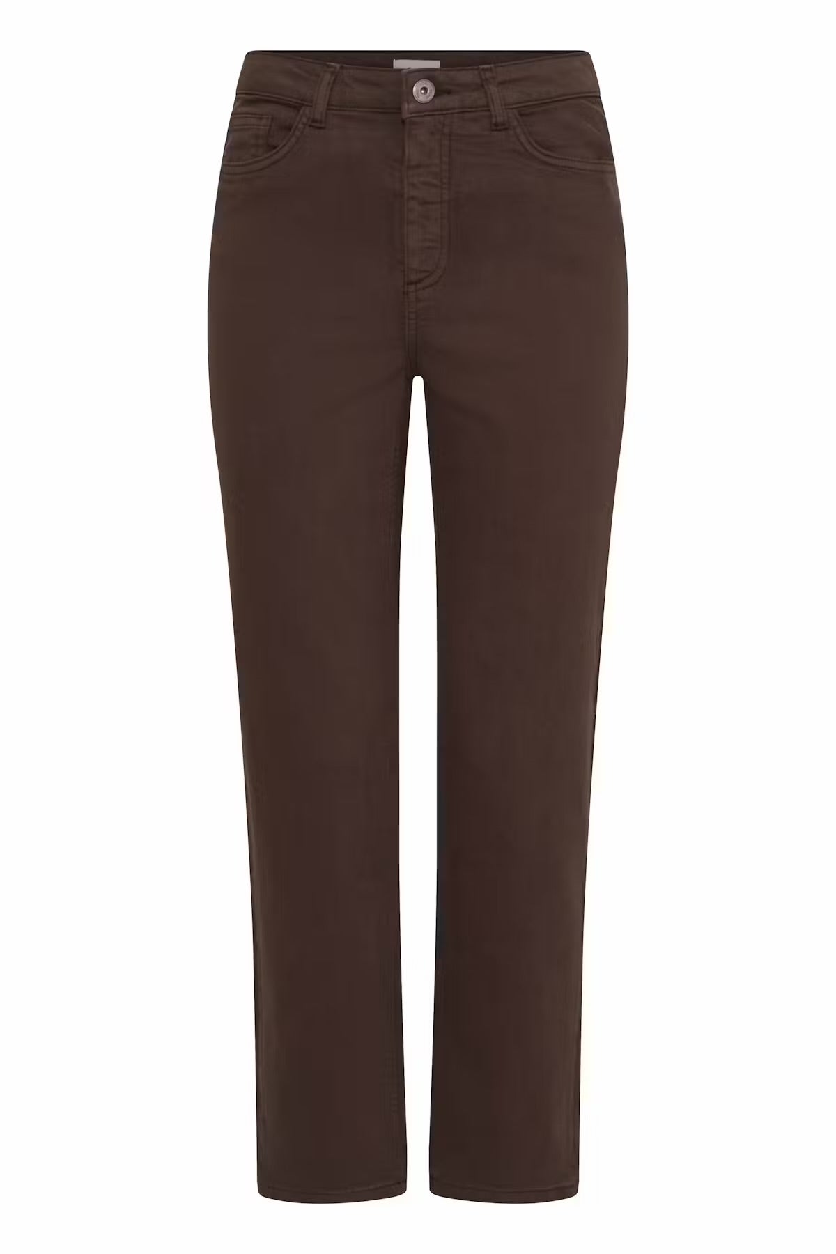 Twiggy Raven Cropped Jeans In Coffee Bean