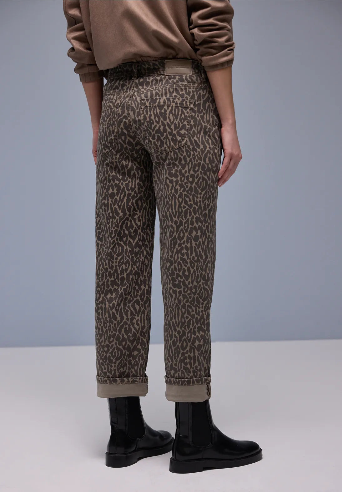 Street One Amelia Leopard Jeans In Leo