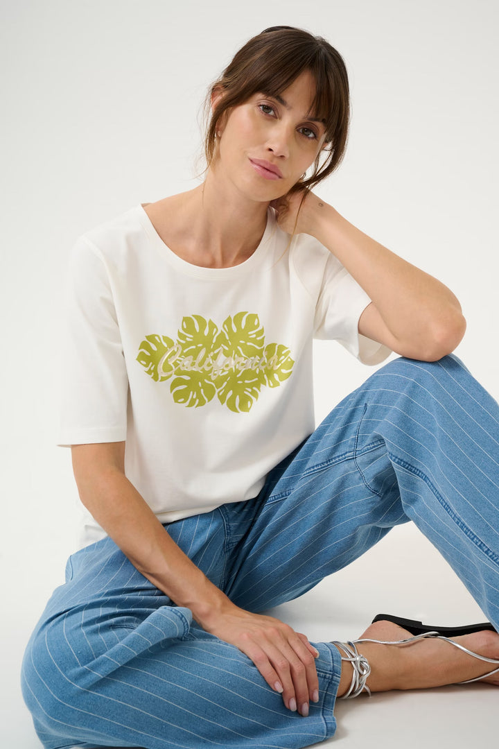 Culture Cuace T-shirt In Spring Gardenia