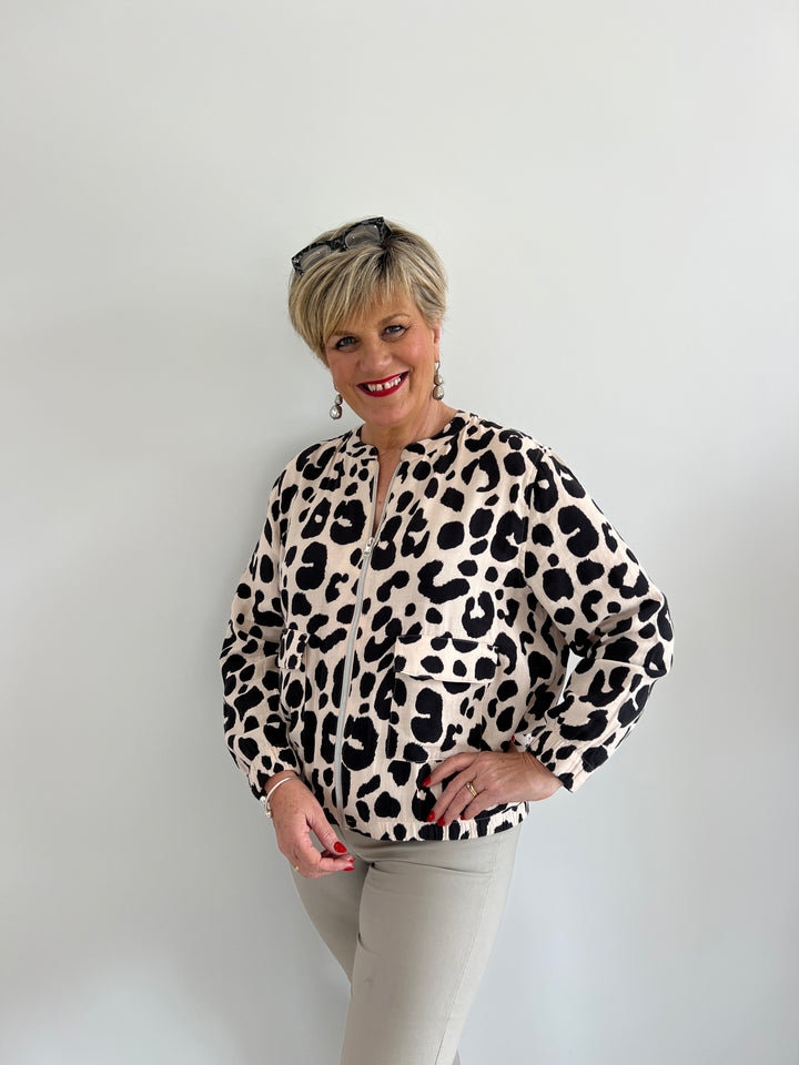 Street One Muslin Jacket In Coastal Beige