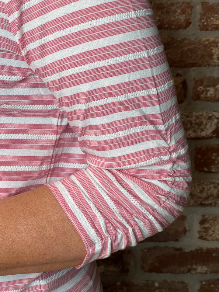 Soya Concept Chanie Striped Top In Pink