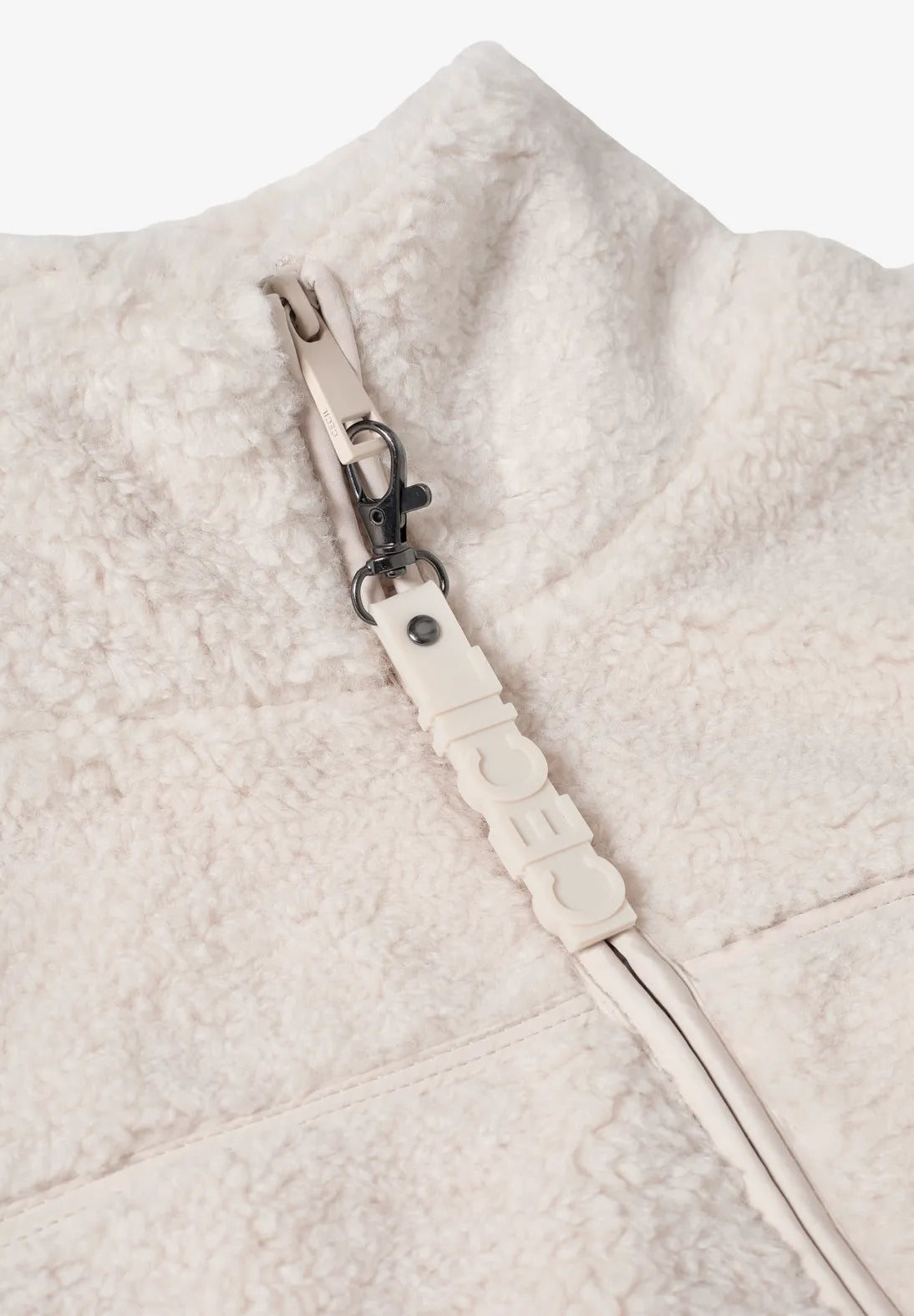 Cecil Teddy Waistcoat In Teddy Vanilla