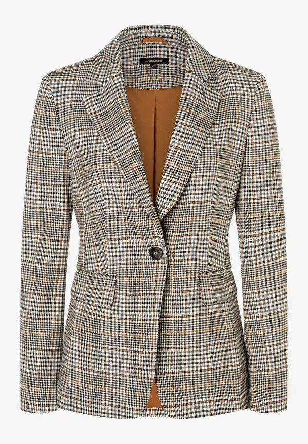 More & More Glencheck Blazer In Multi