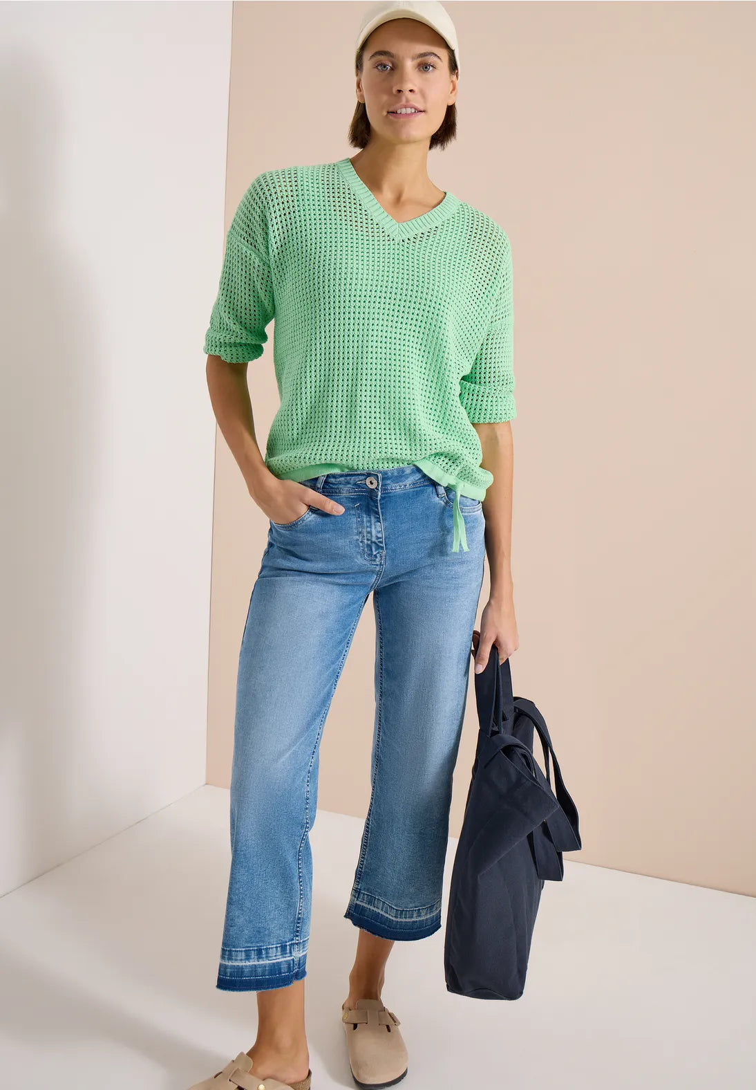 Cecil crochet knit in juicy lime