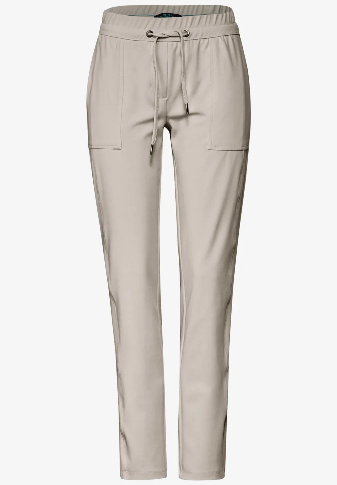 Cecil Tracey Trousers In Light Hazel Beige