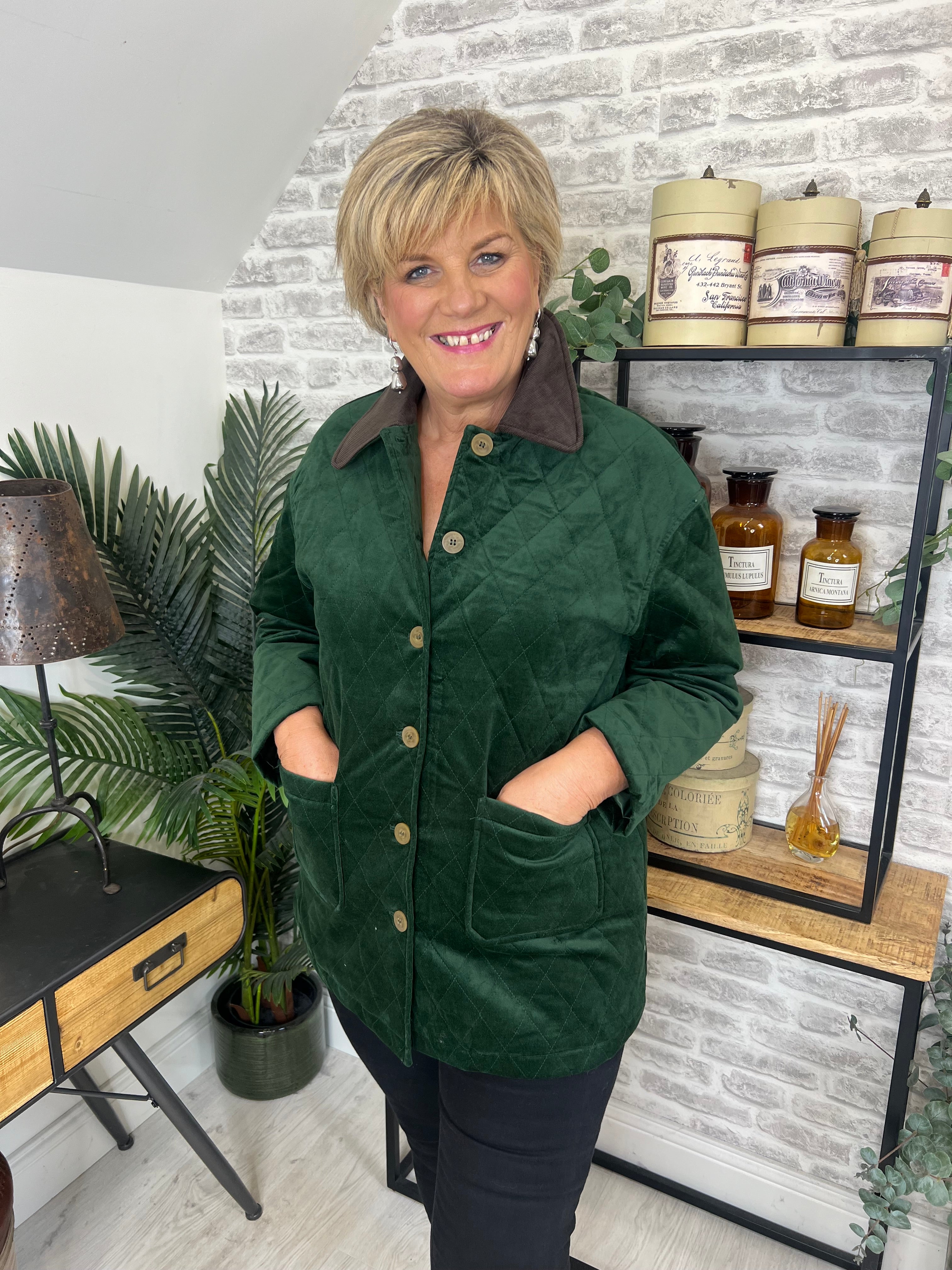 FRNCH Laia Jacket In Green