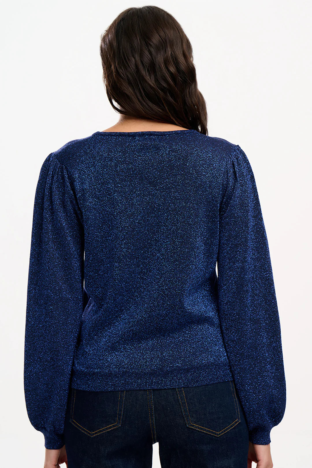 Sugarhill Brighton Tiff Cherry Jumper In Navy