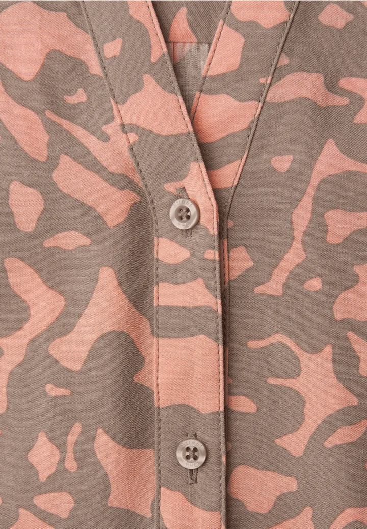 Street One Patterned Blouse In Light Apricot