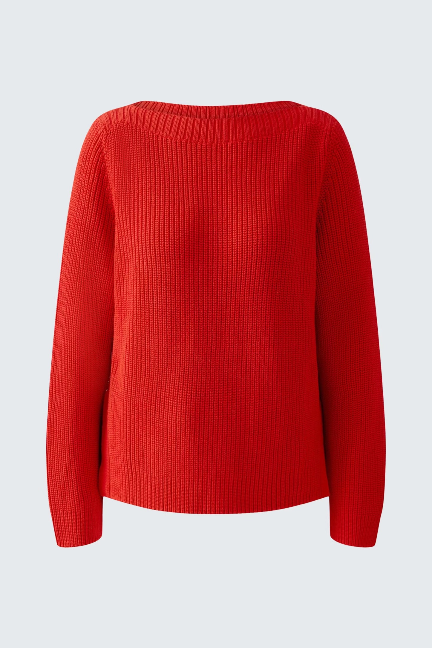 Oui Rib Pullover In Salsa Red