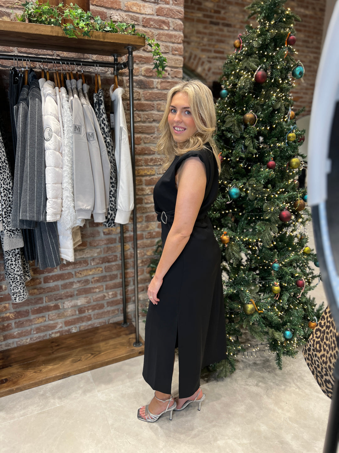 Culture Dress With ring detail In Black