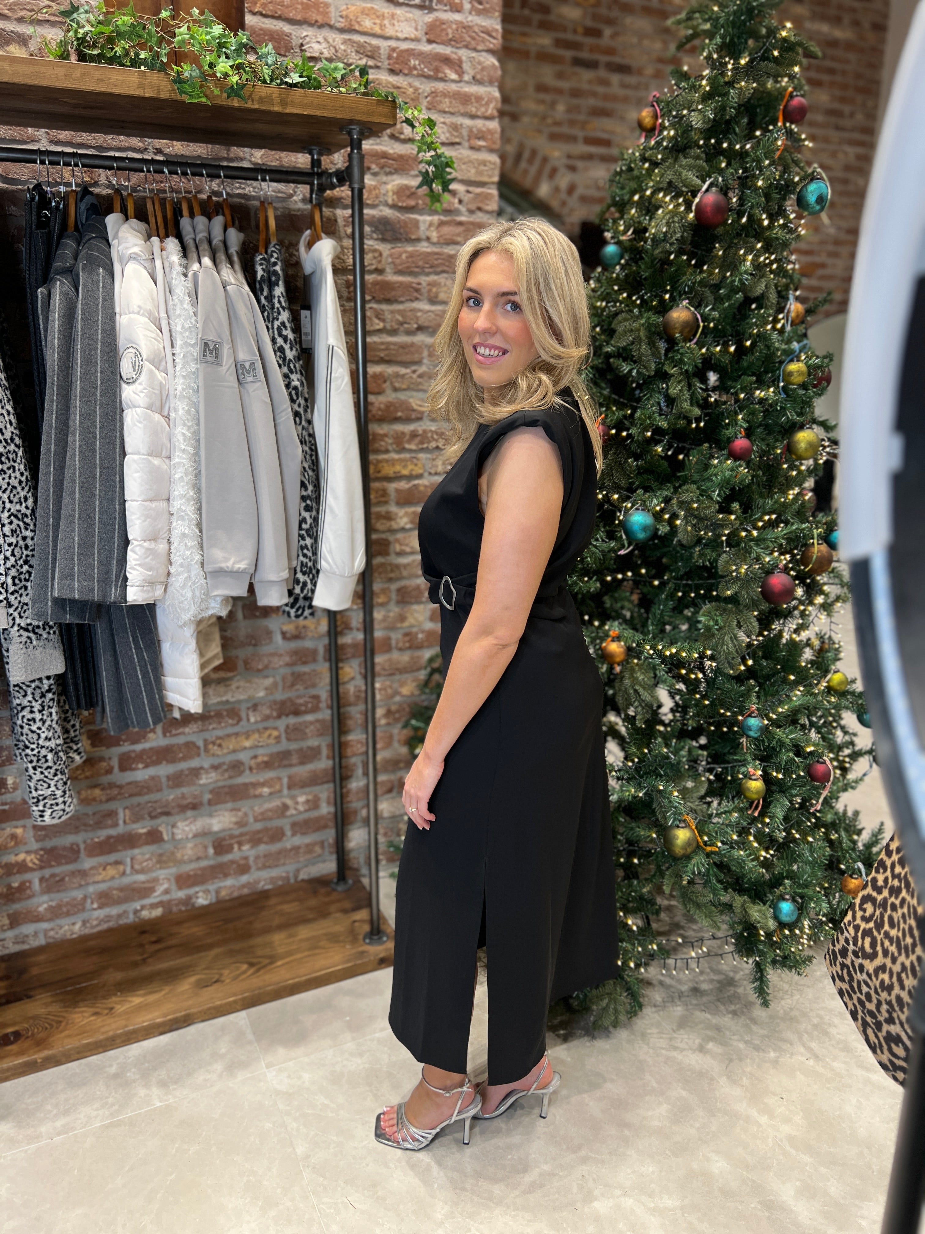 Culture Dress With ring detail In Black