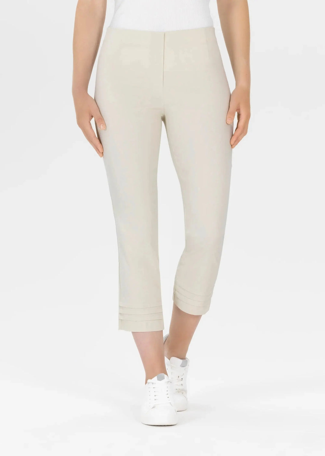 Stehmann Ina Summer Bengaline Trousers In Stone