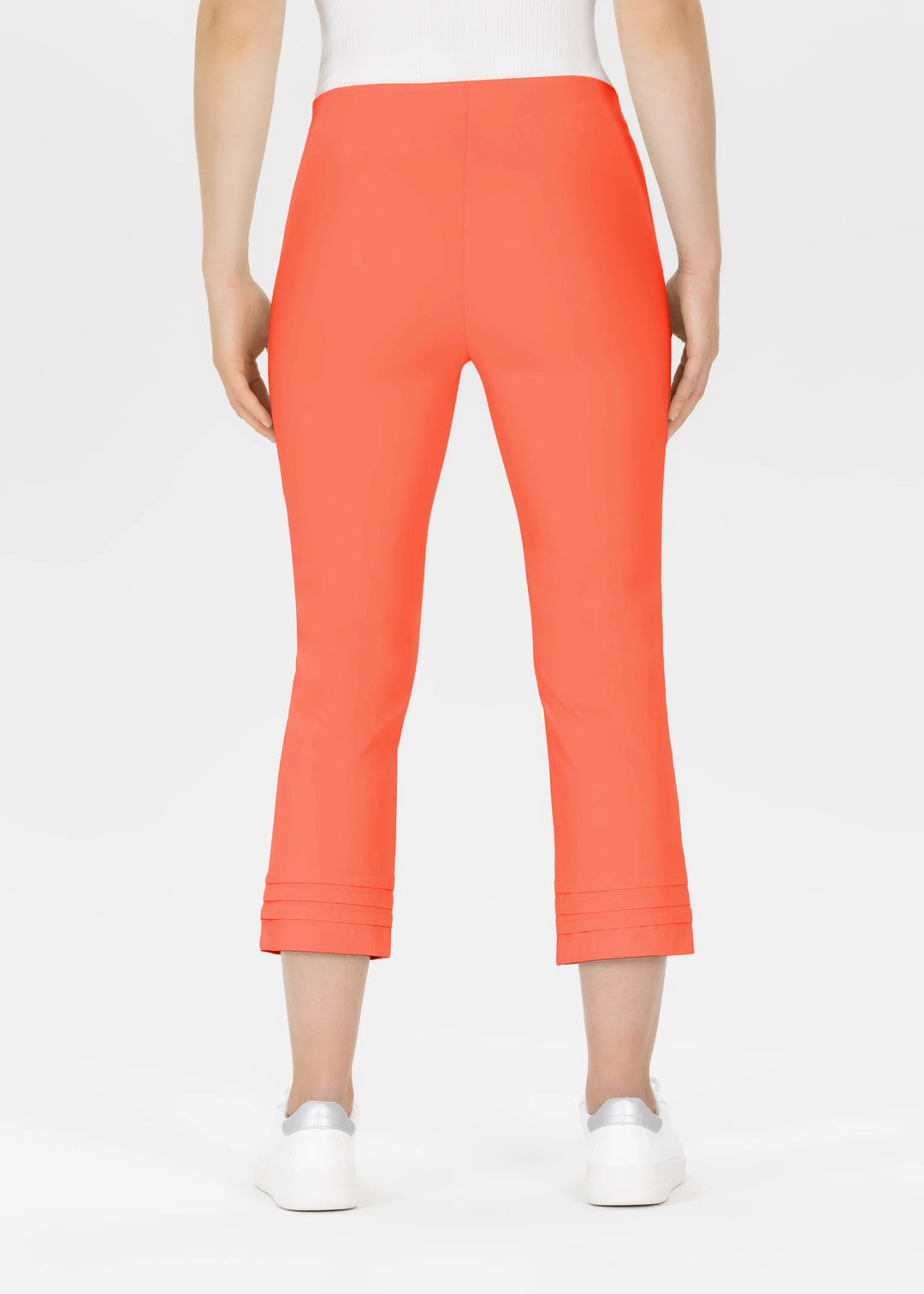 Stehmann Ina Summer Bengaline Trousers In Coral