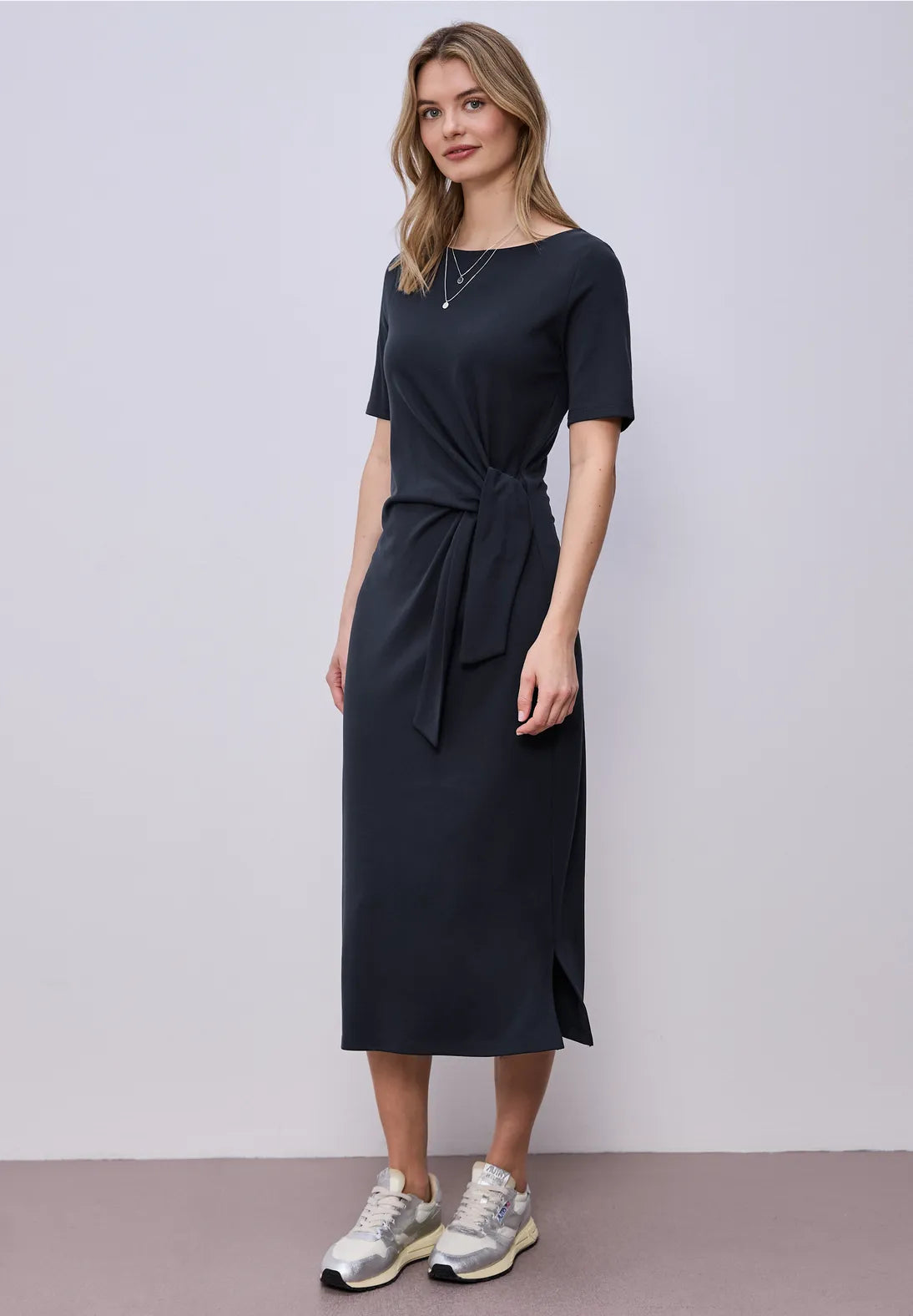 Street One Midi Dress In Navy