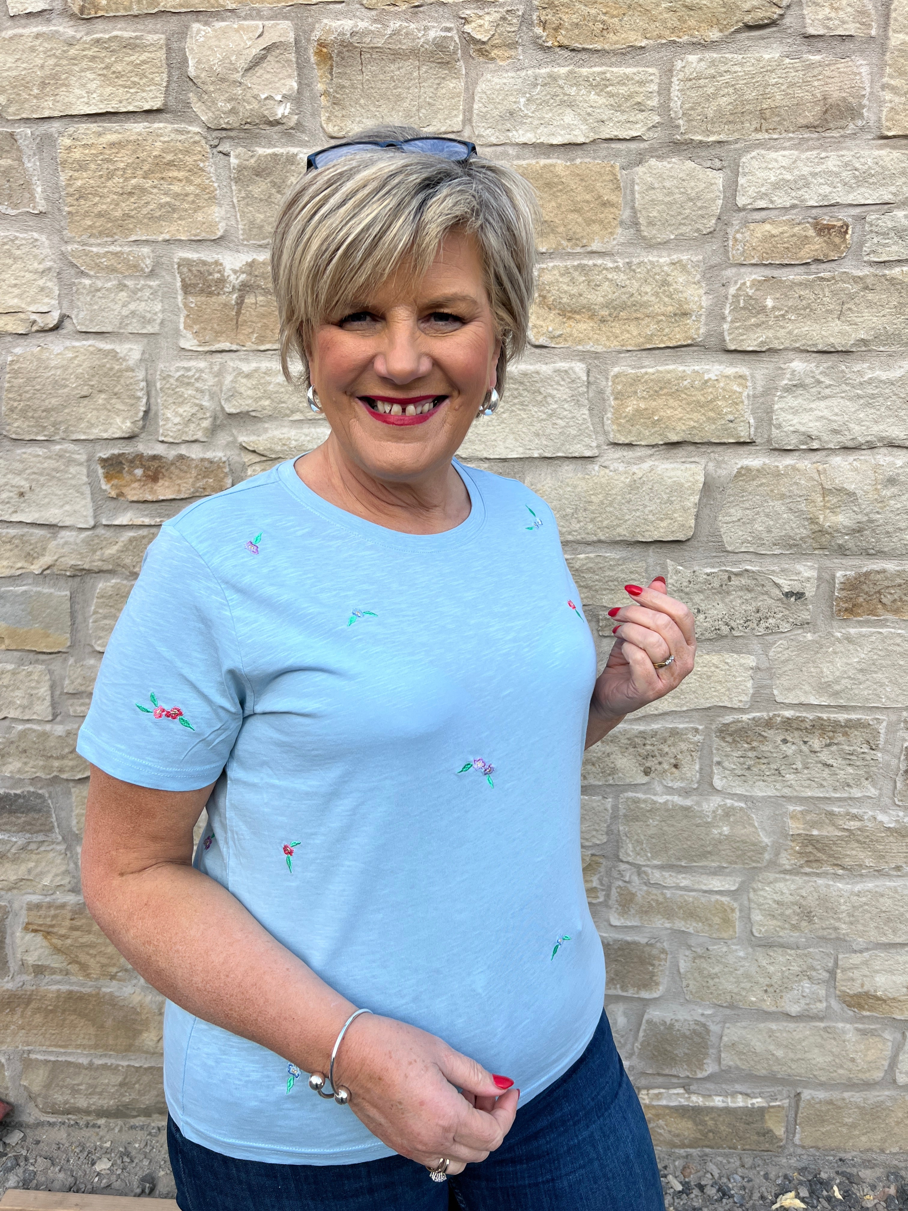 Nümph Nusuis T-shirt In cerulean