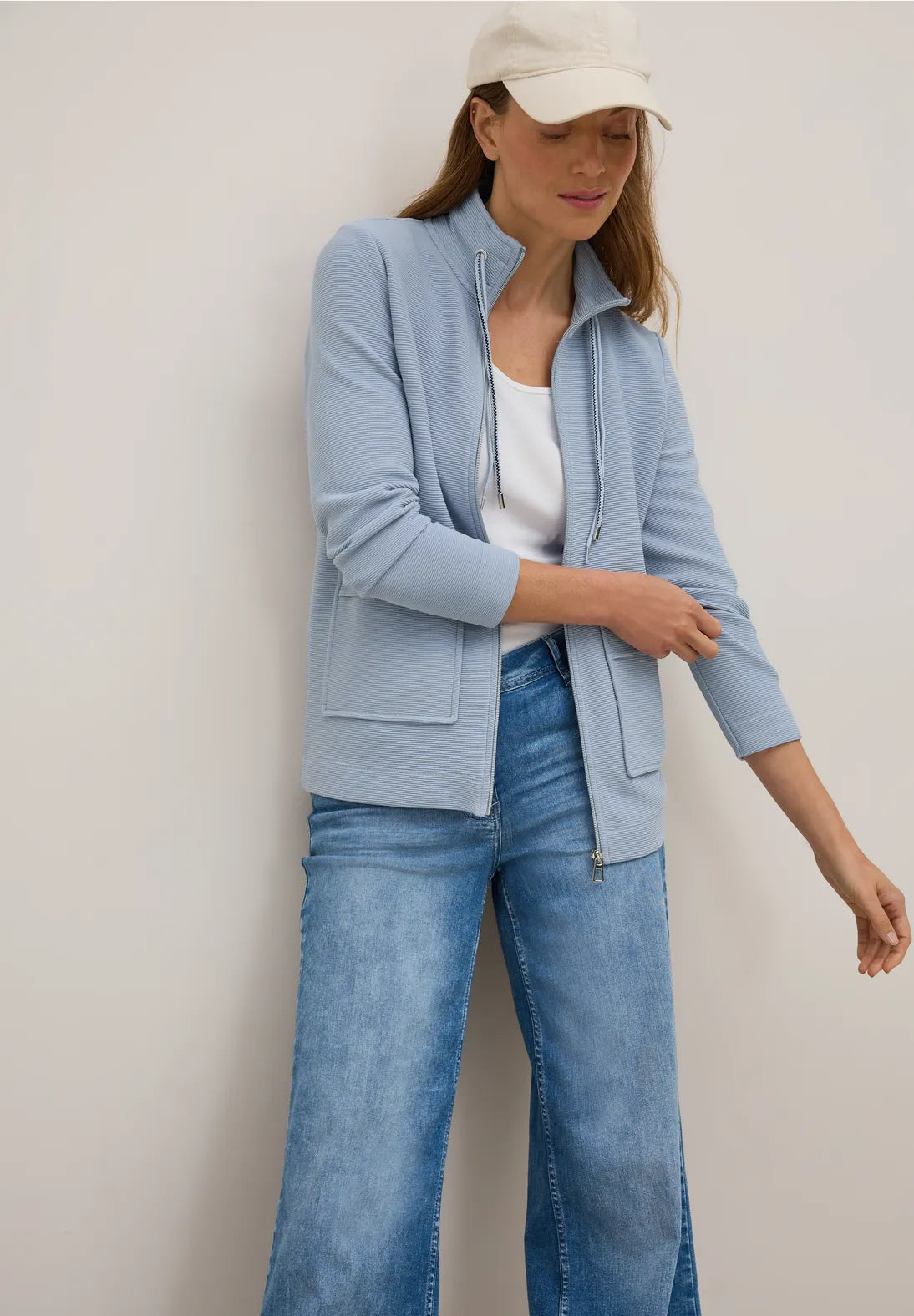 Cecil Ottoman Jacket In Mountain Blue
