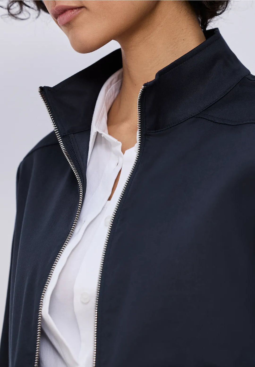 Street One Zipper Jacket In Navy