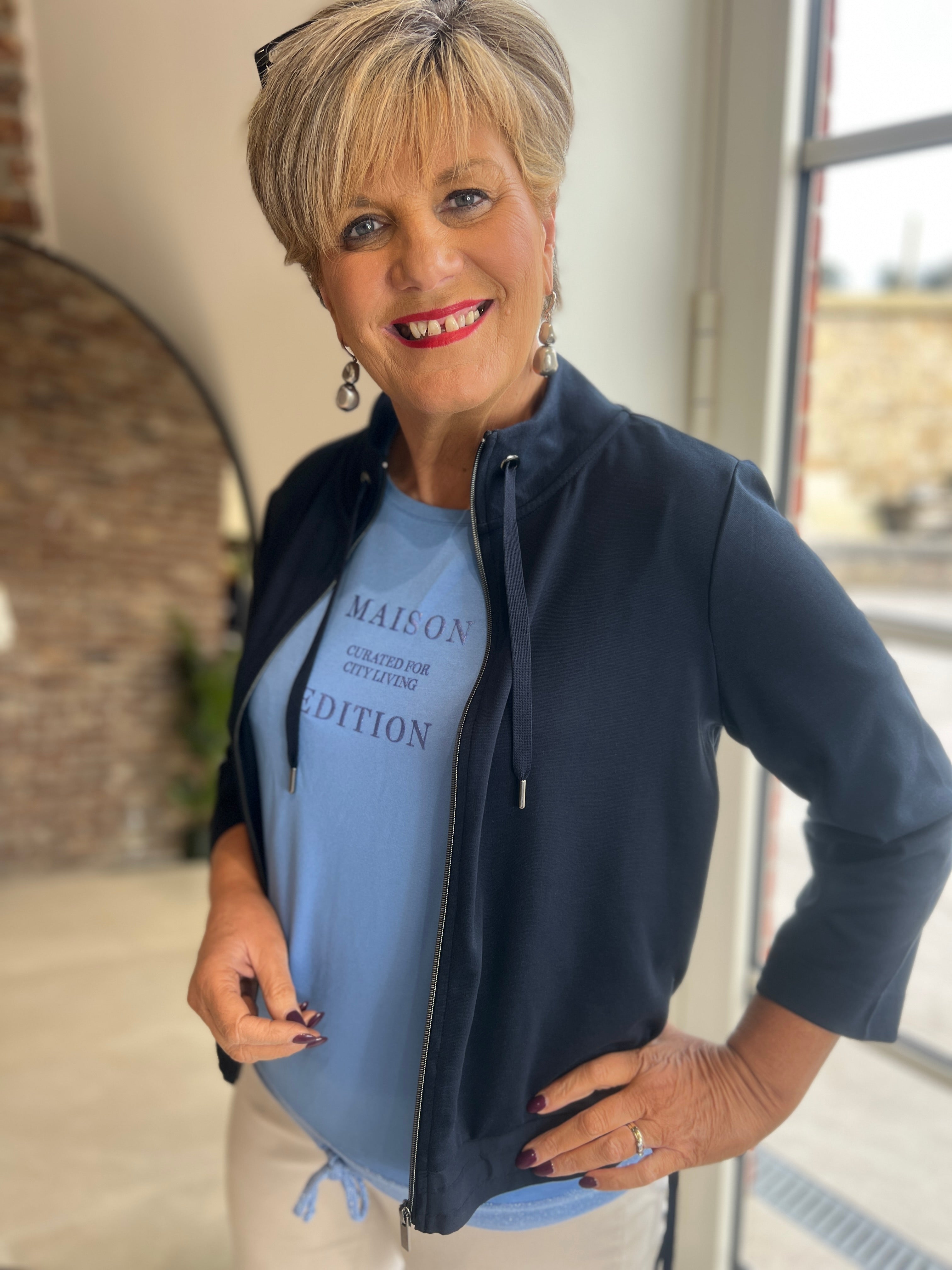 Street One jacket In Shadowed Navy