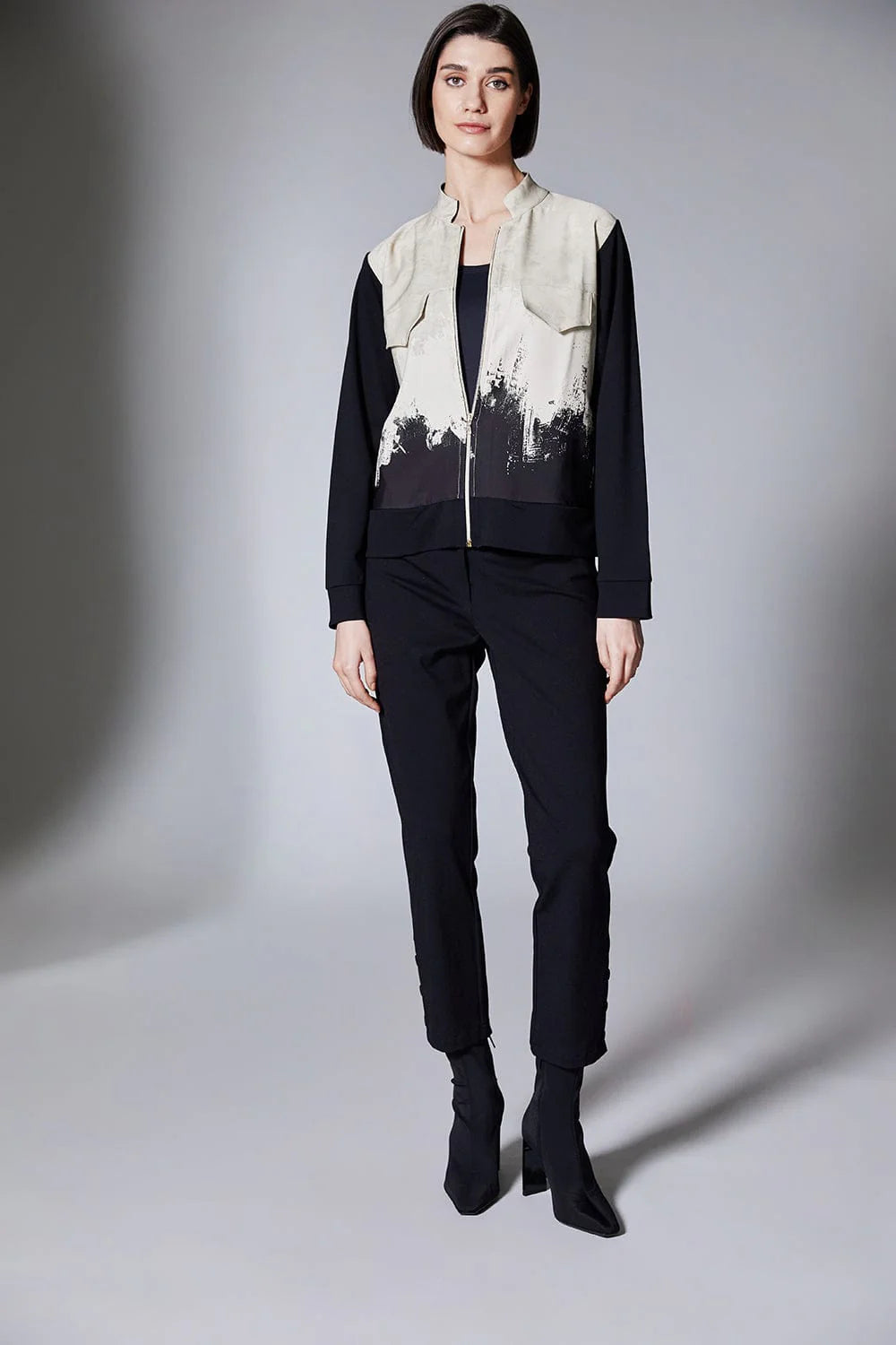 Peruzzi Print Zip Jacket In multi