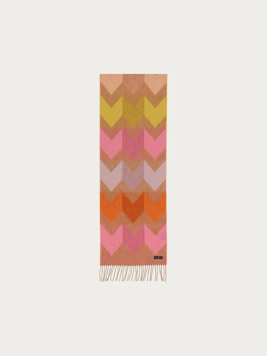 Cashmink Graphic design Scarf In Camel