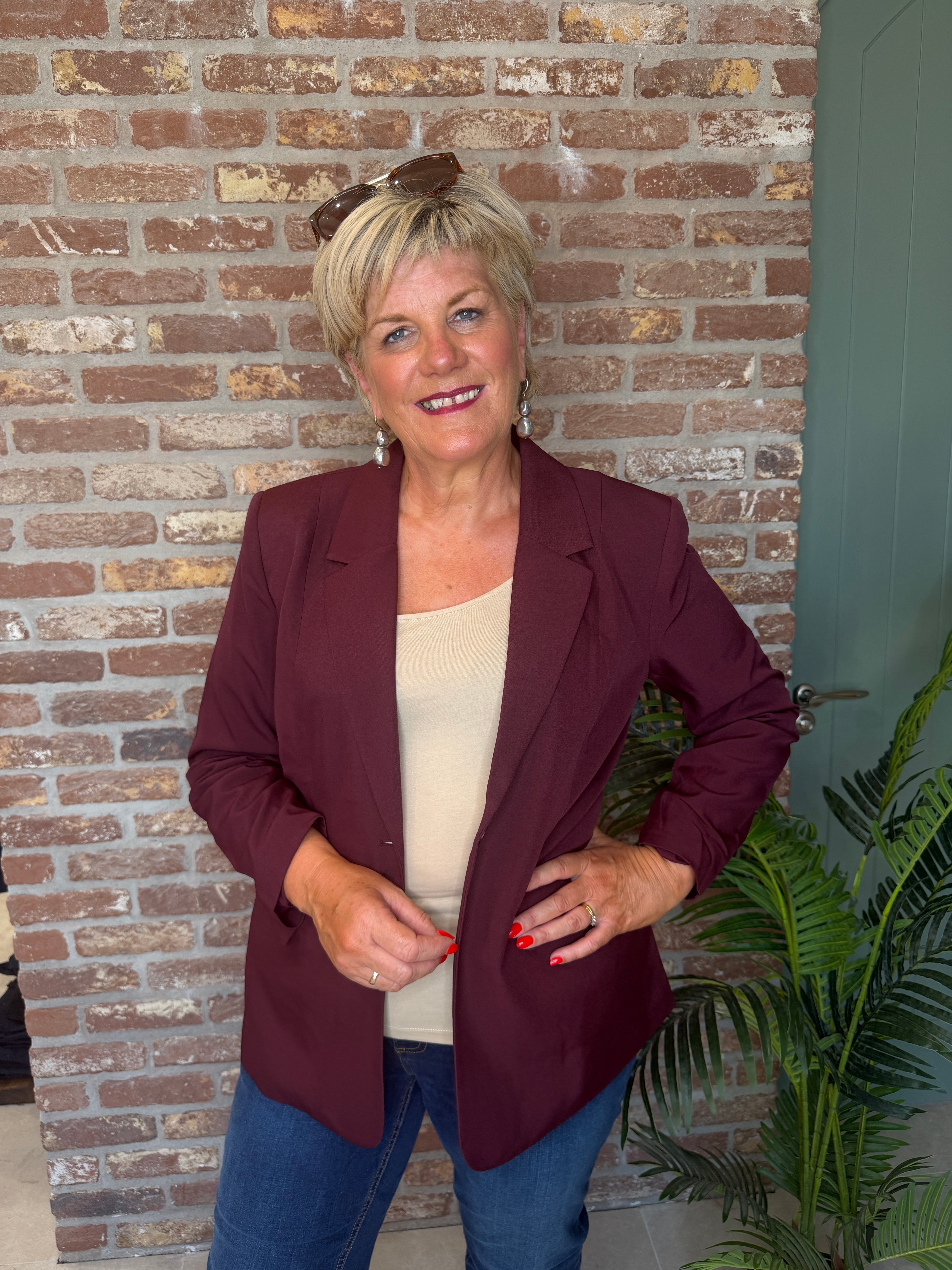 Ichi Ihfava blazer In Port Royal Melange
