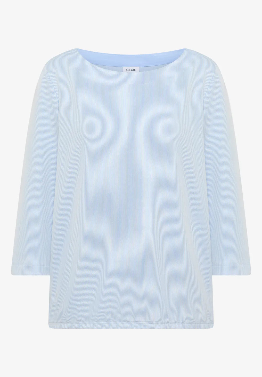 Cecil Striped Top In Cloud Blue