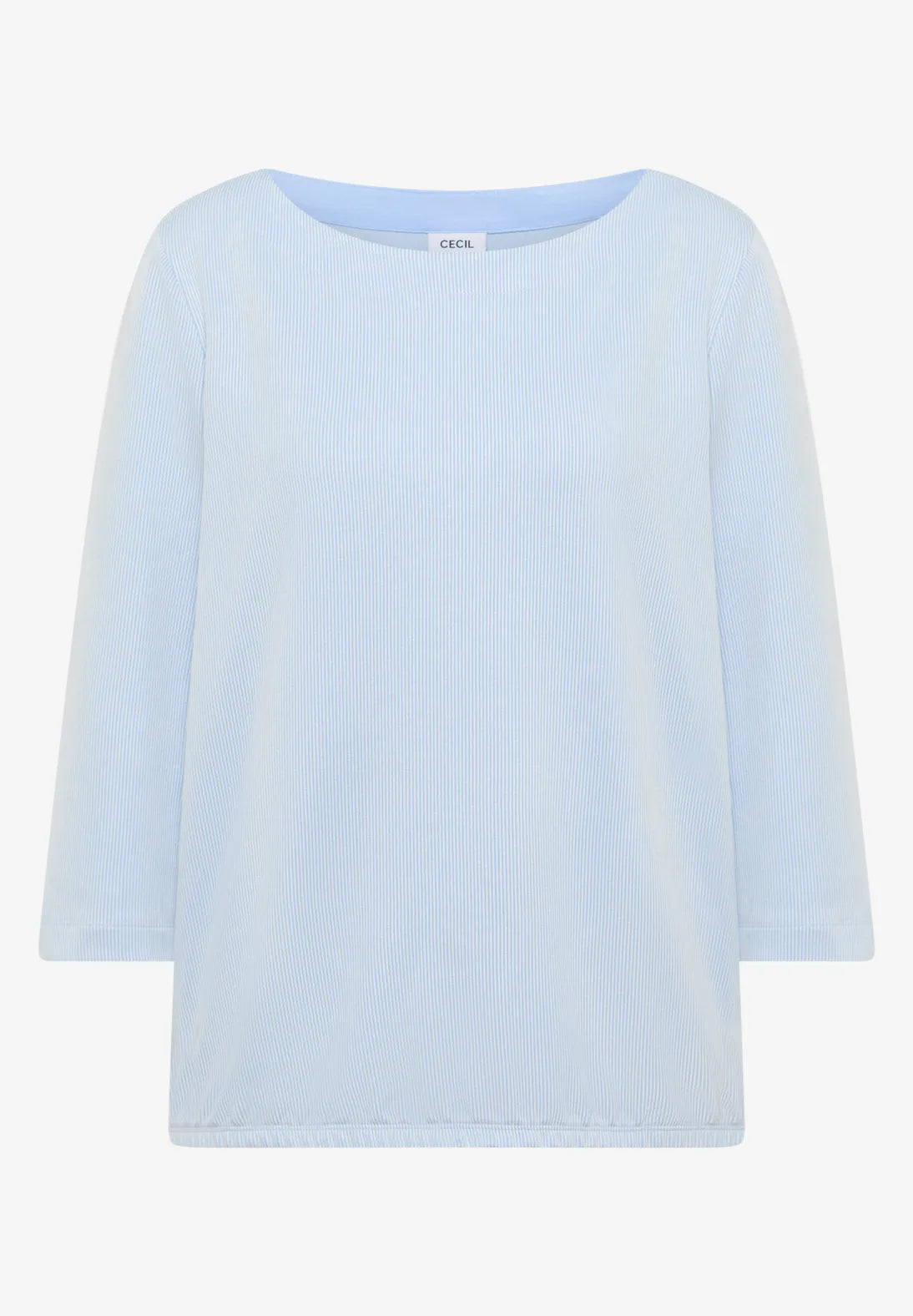 Cecil Striped Top In Cloud Blue