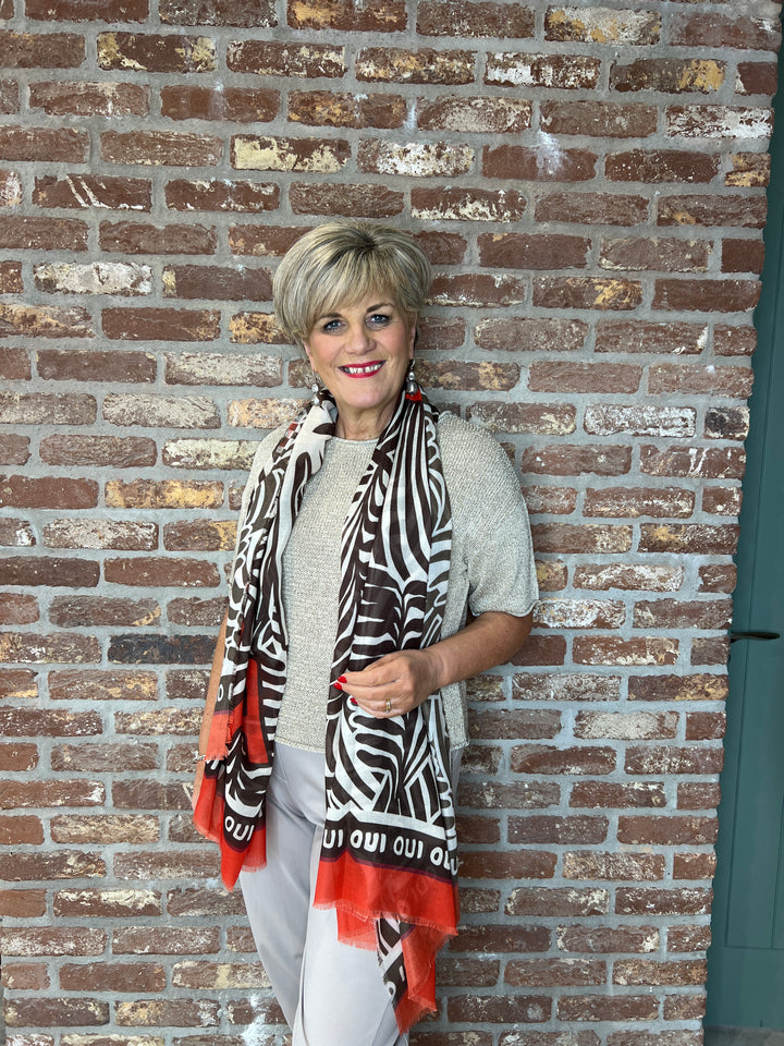 Oui Pullover In Biscuit Beige