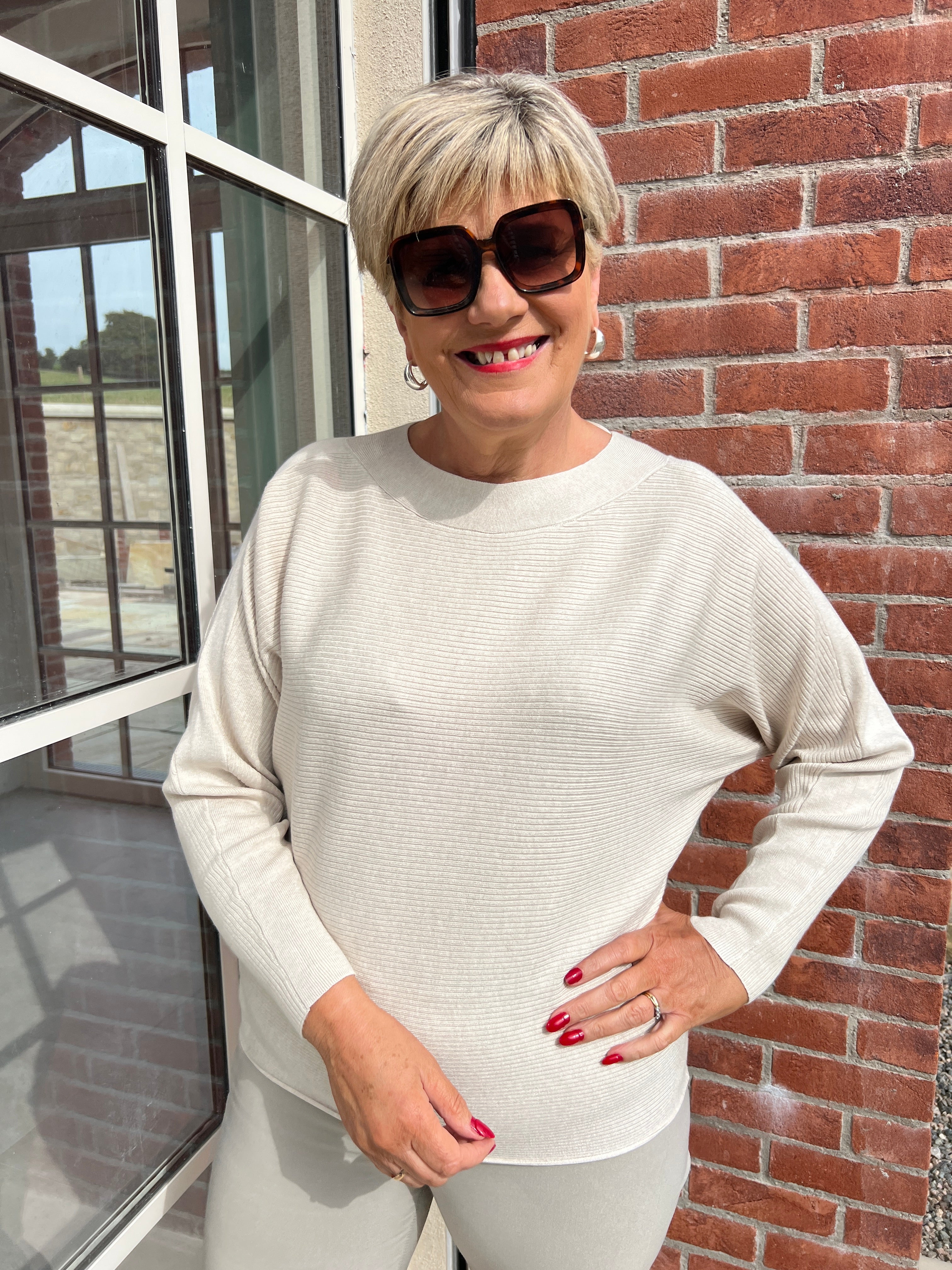 Soya Concept Dollie Pullover In Cream