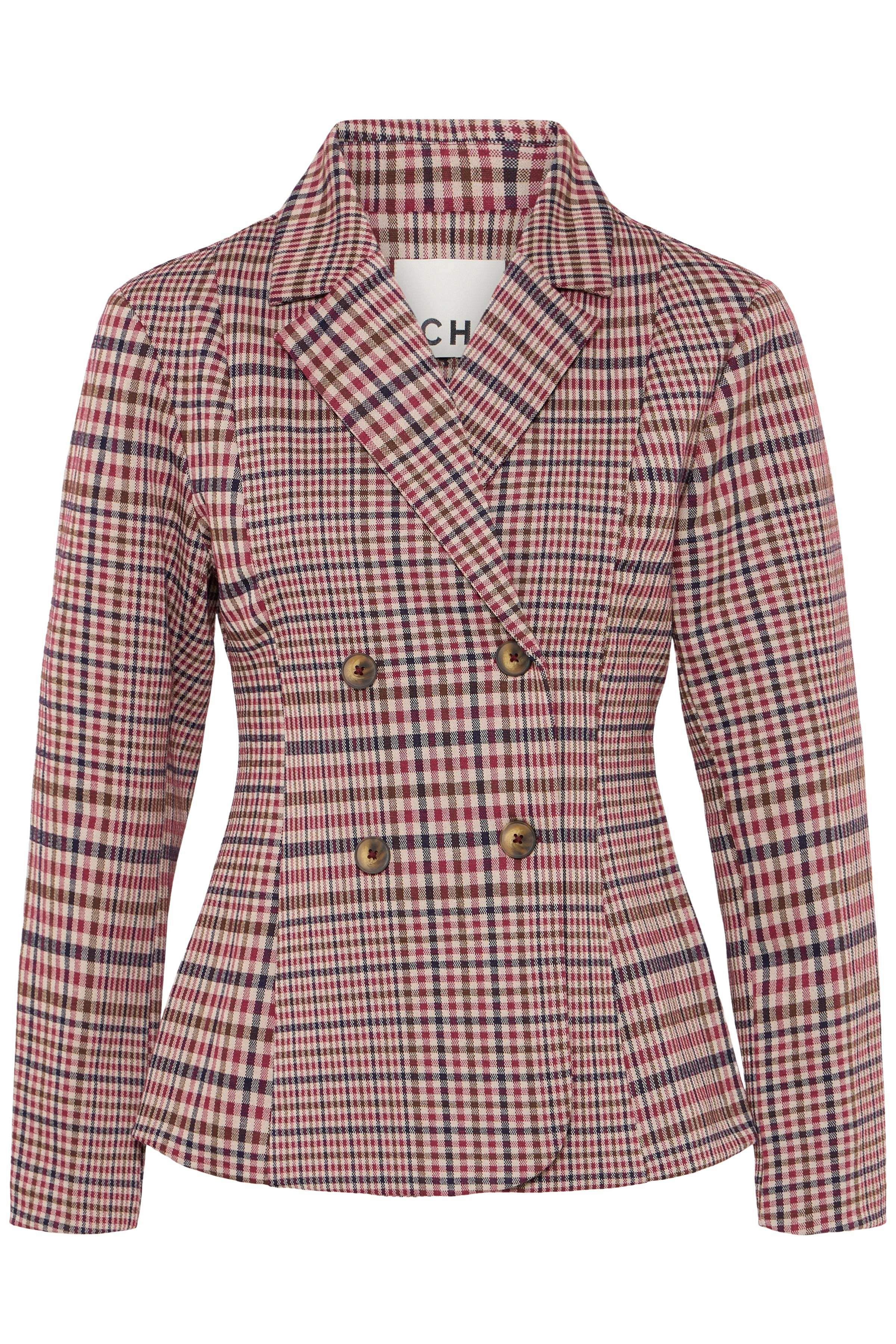 Ichi Ikate Checked Blazer In Multi