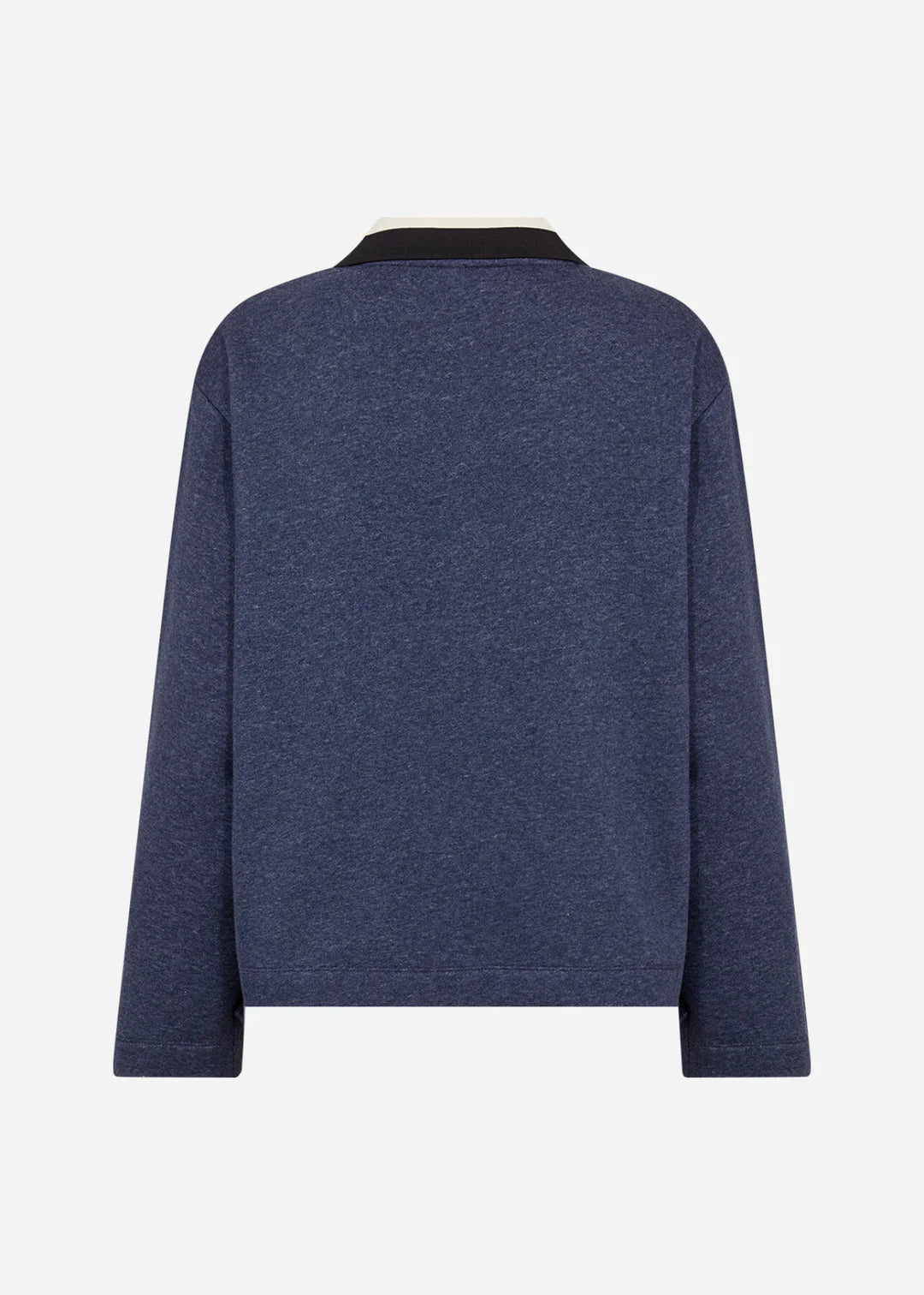 Soya Angelin Collar Sweatshirt In Navy