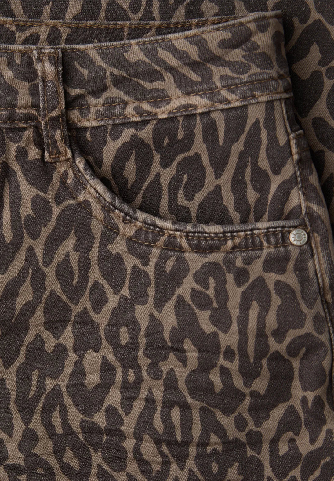 Street One Amelia Leopard Jeans In Leo