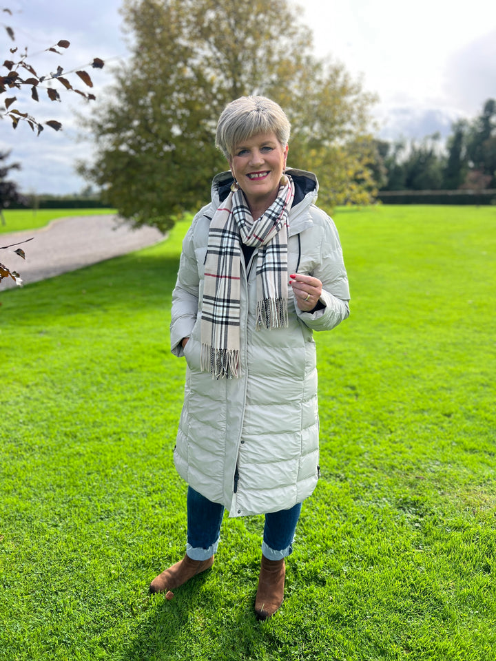 Tanta Puddle Puffa raincoat in Stone Grey