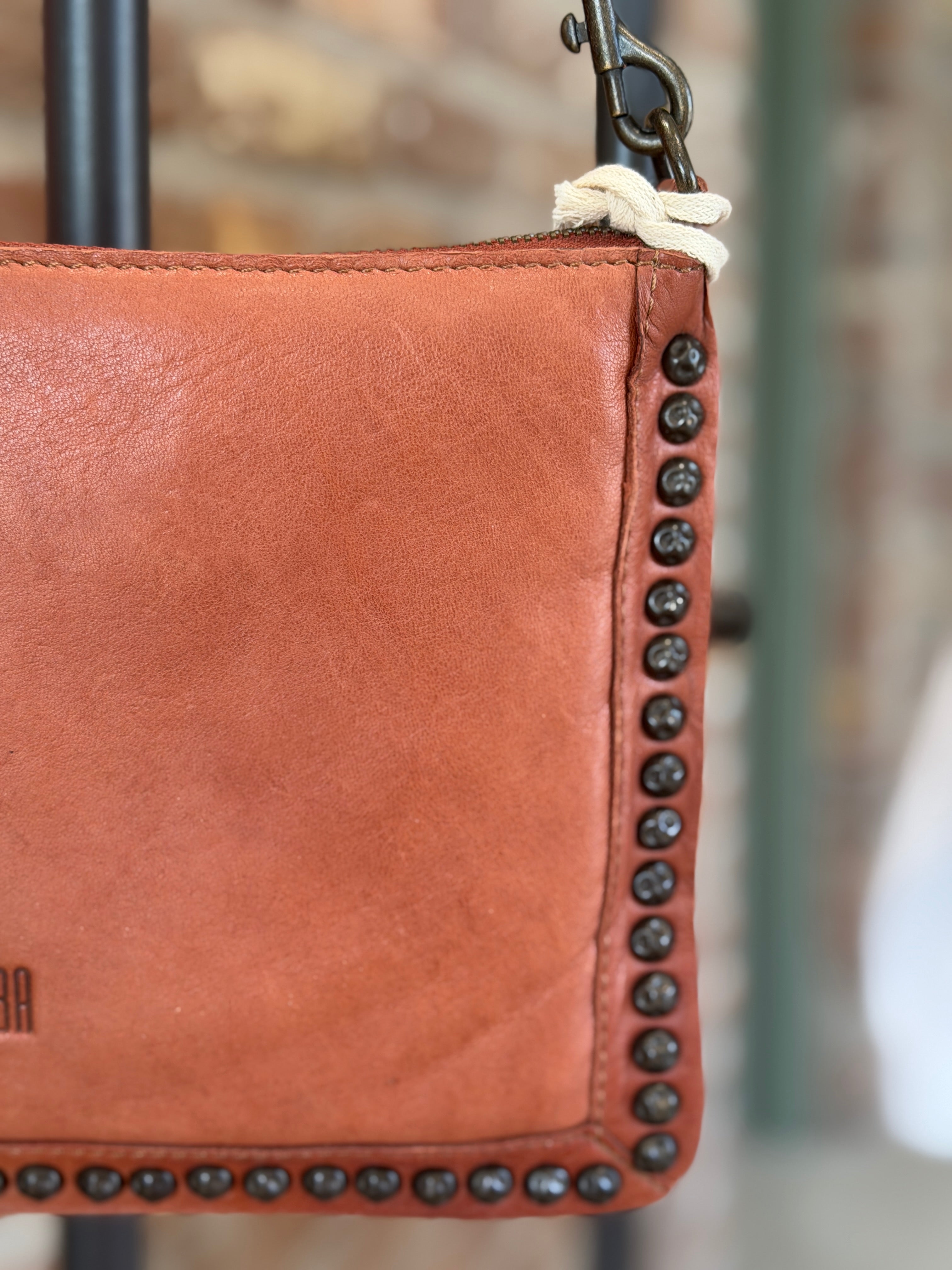 BIBA leather Portland Crossbody bag in Tan