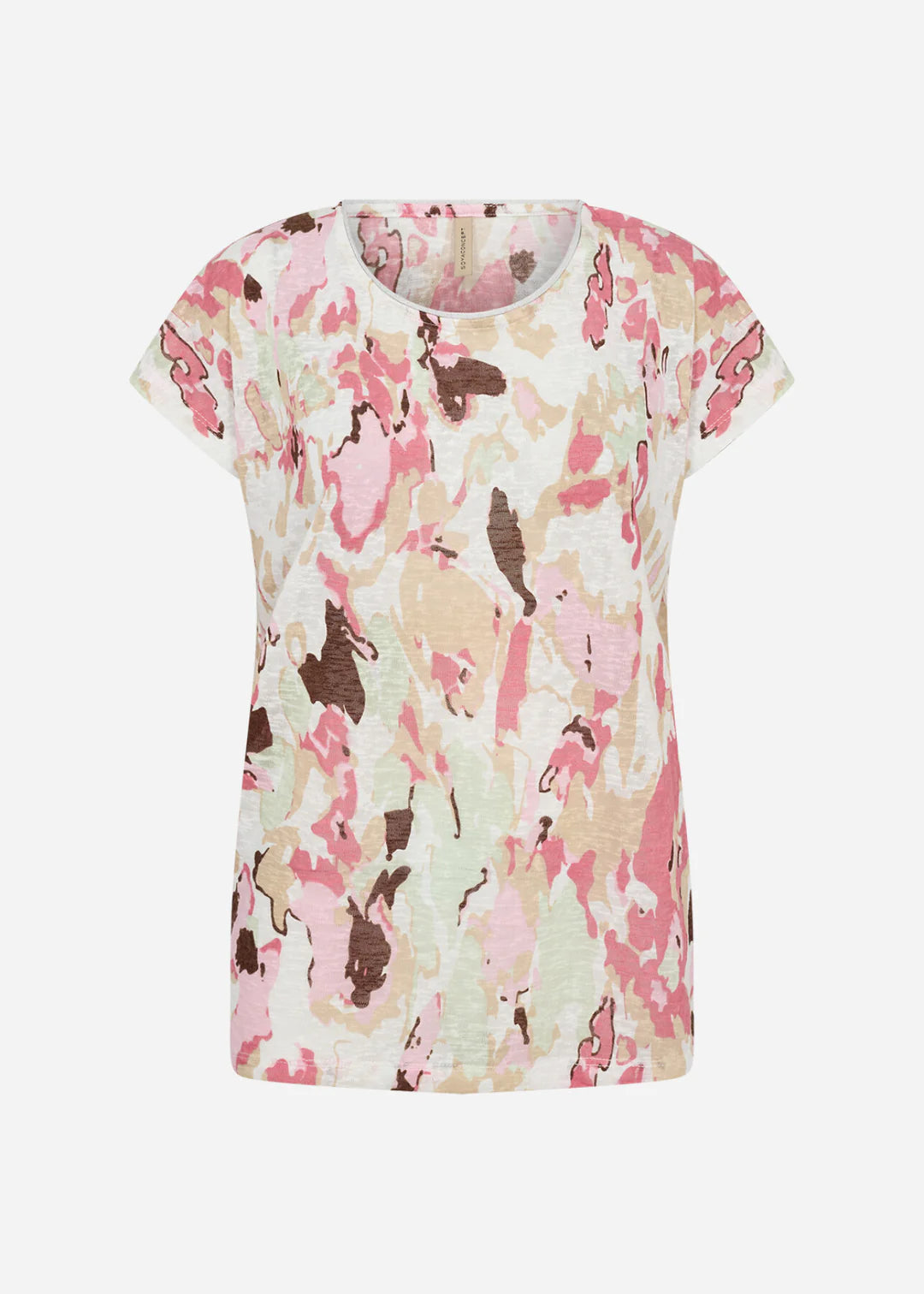 Soya Concept Aretha T-Shirt In Pink Multi
