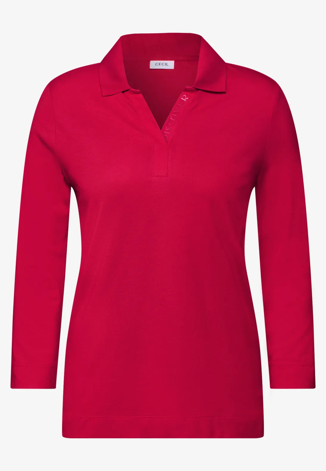 Cecil Polo Shirt In Granita Red