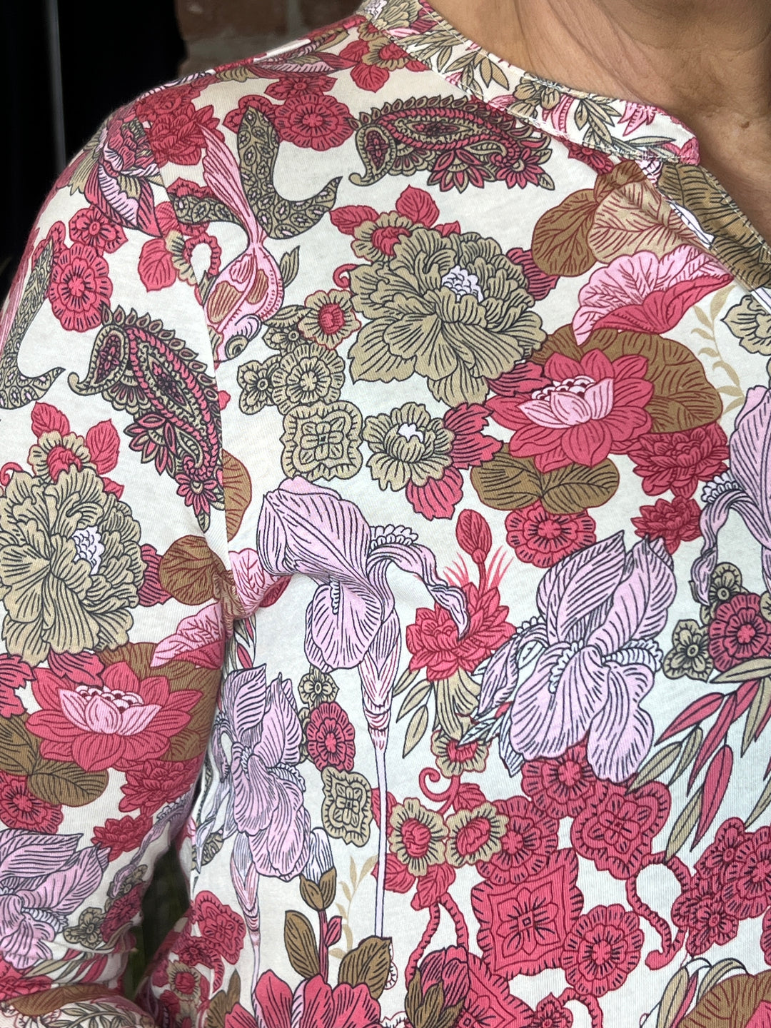 Soya Concept Paisley Felicity Top In Pink