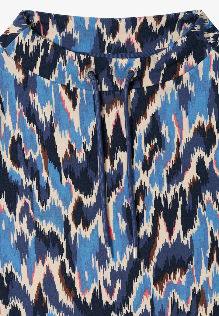 Cecil Funnel Neck Sweatshirt In Cloud Blue