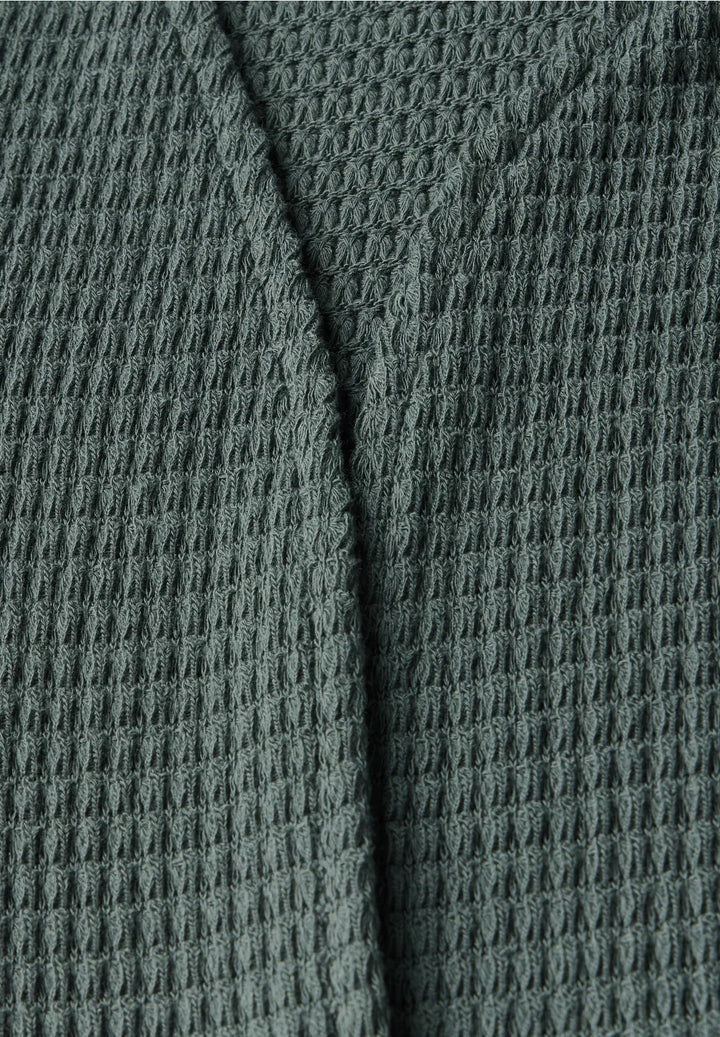 Cecil Ajour Look Cardigan In Khaki