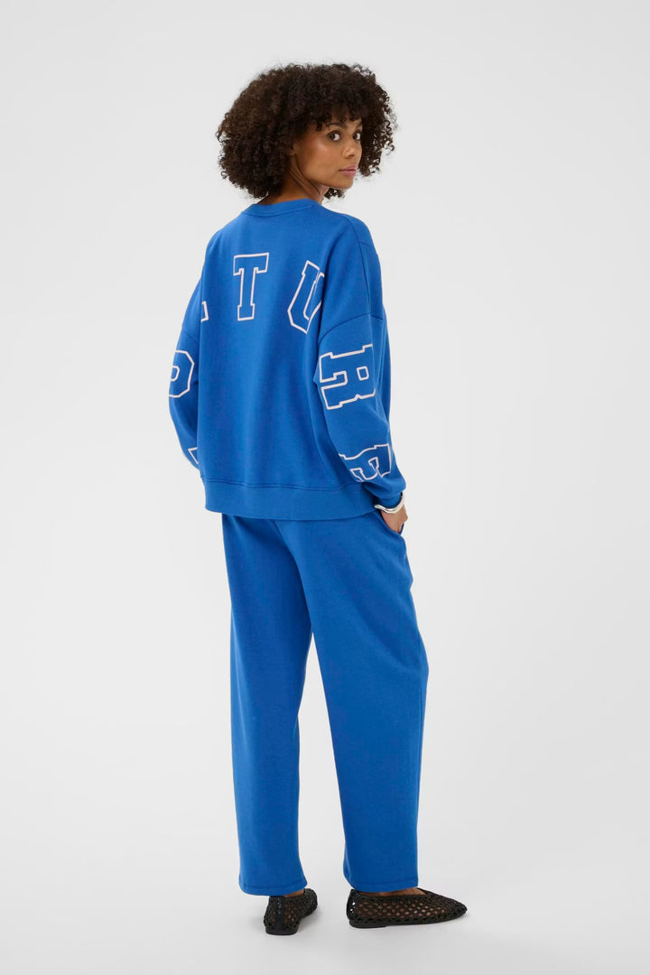 Culture Charlie Sweatshirt In Nautical Blue