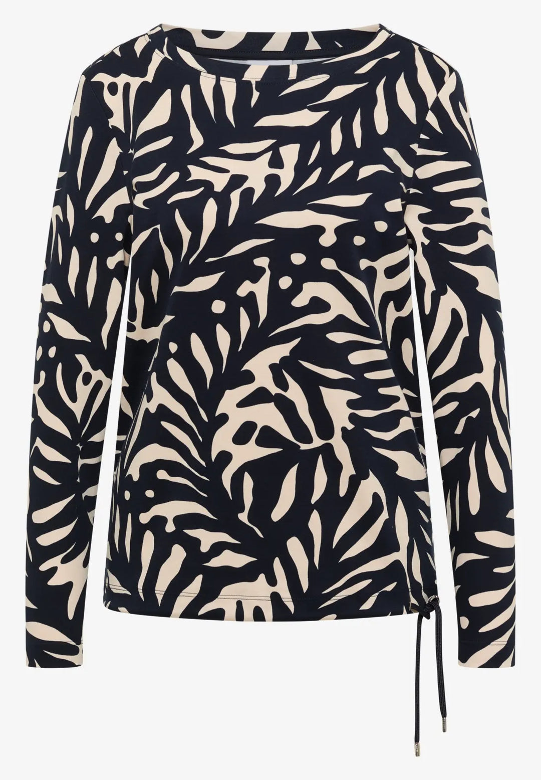 Cecil Two tone Sweatshirt In navy