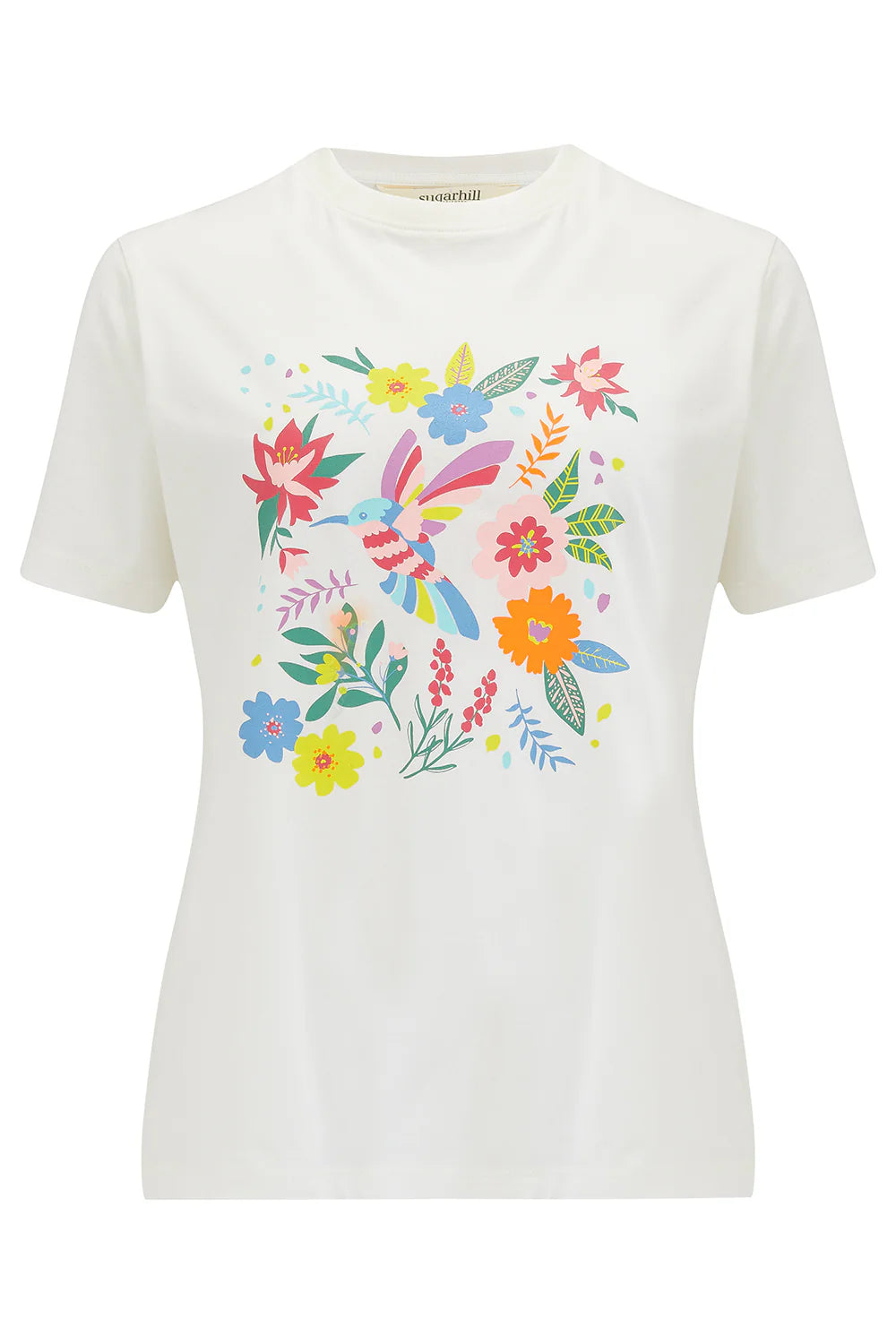 Sugarhill Brighton Hummingbird T-shirt In Off White