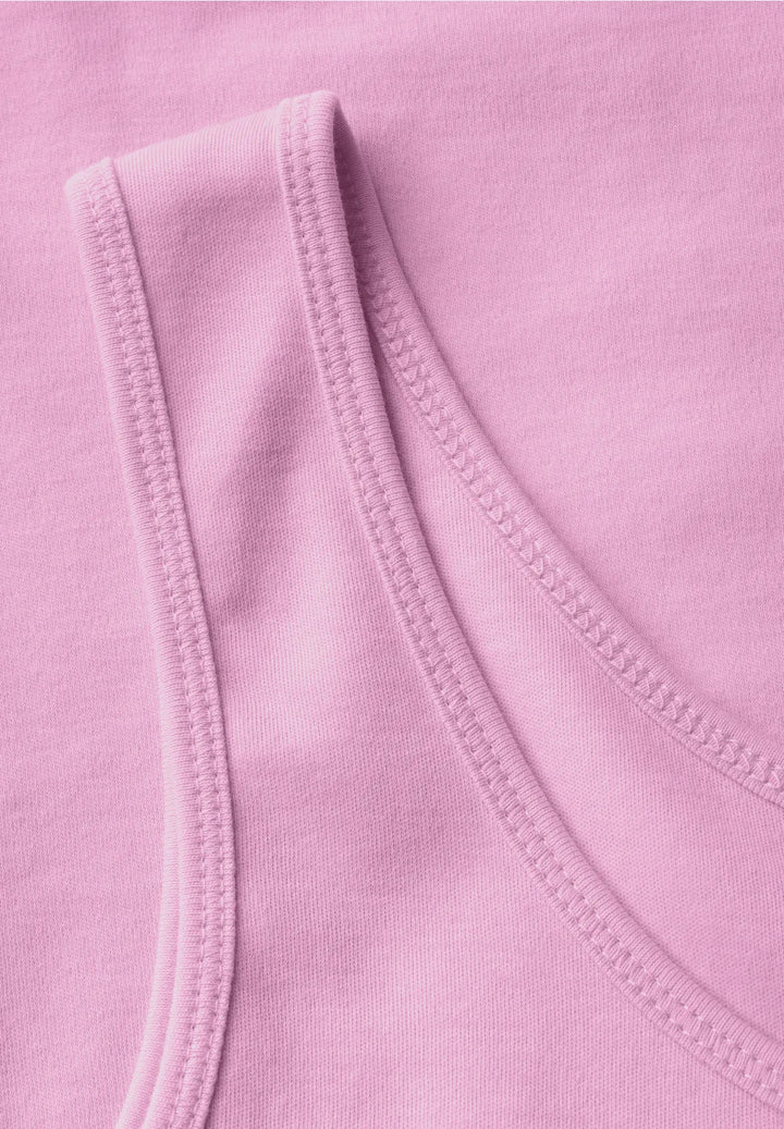 Cecil Vest Top In Cherry Blossom Pink